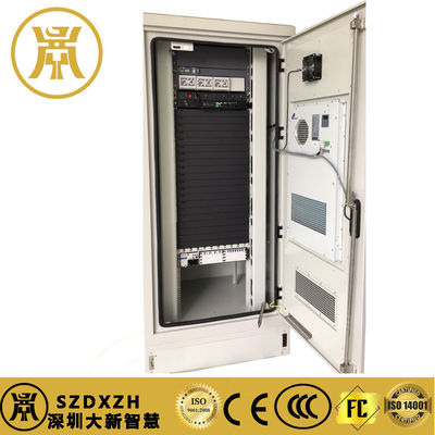 Customized Outdoor Telecom Cabinets Anti Theft Power Distribution Box With Cooling