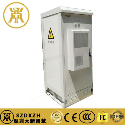 Galvanized Steel Outdoor Power Cabinet IP55 1.4M Outdoor Power Enclosures With Air Conditioner