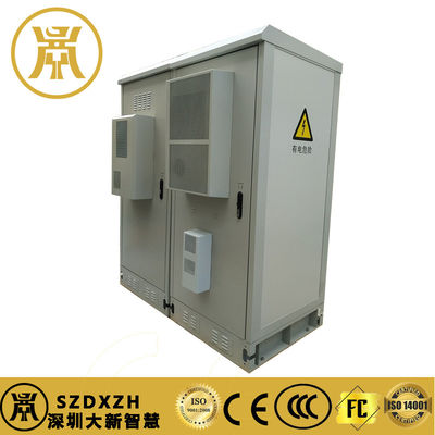 3 Compartments Energy Battery Storage Cabinet For Outdoor Power Station with Cooling