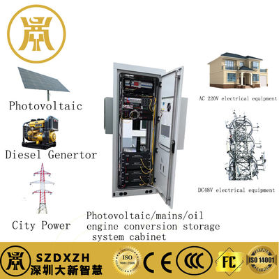 IP55 Weatherproof Outdoor Cabinet For Hybrid Energy Storage Power Systems With Remote Monitoring System
