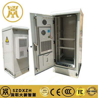 30U IP55 Outdoor Enclosure Anti Theft Solar Battery Storage Cabinet OEM With 1500W Air Conditioner
