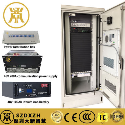 32U	Outdoor Power Cabinet Integrated Power Box With Embedded Switching Power Supply And PDU