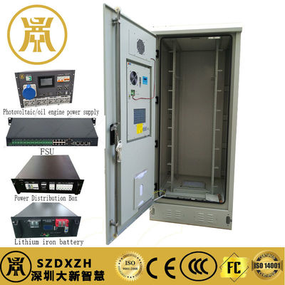 40U Outdoor Power Cabinet Integrated Cell Site Cabinet With Rectifier System UPS