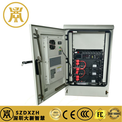 3kva Outdoor UPS Enclosure IP55 Lifepo4 Battery Cabinet 48V With 3pcs Battery And Air Conditioner