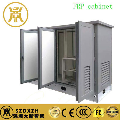 2 Compartments Outdoor Power Cabinet IP55 Backup Battery Cabinet With Cooling