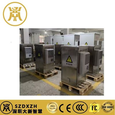 Stainless Steel External Telecoms Cabinet IP55 Outdoor Telecom Cabinet With Ac